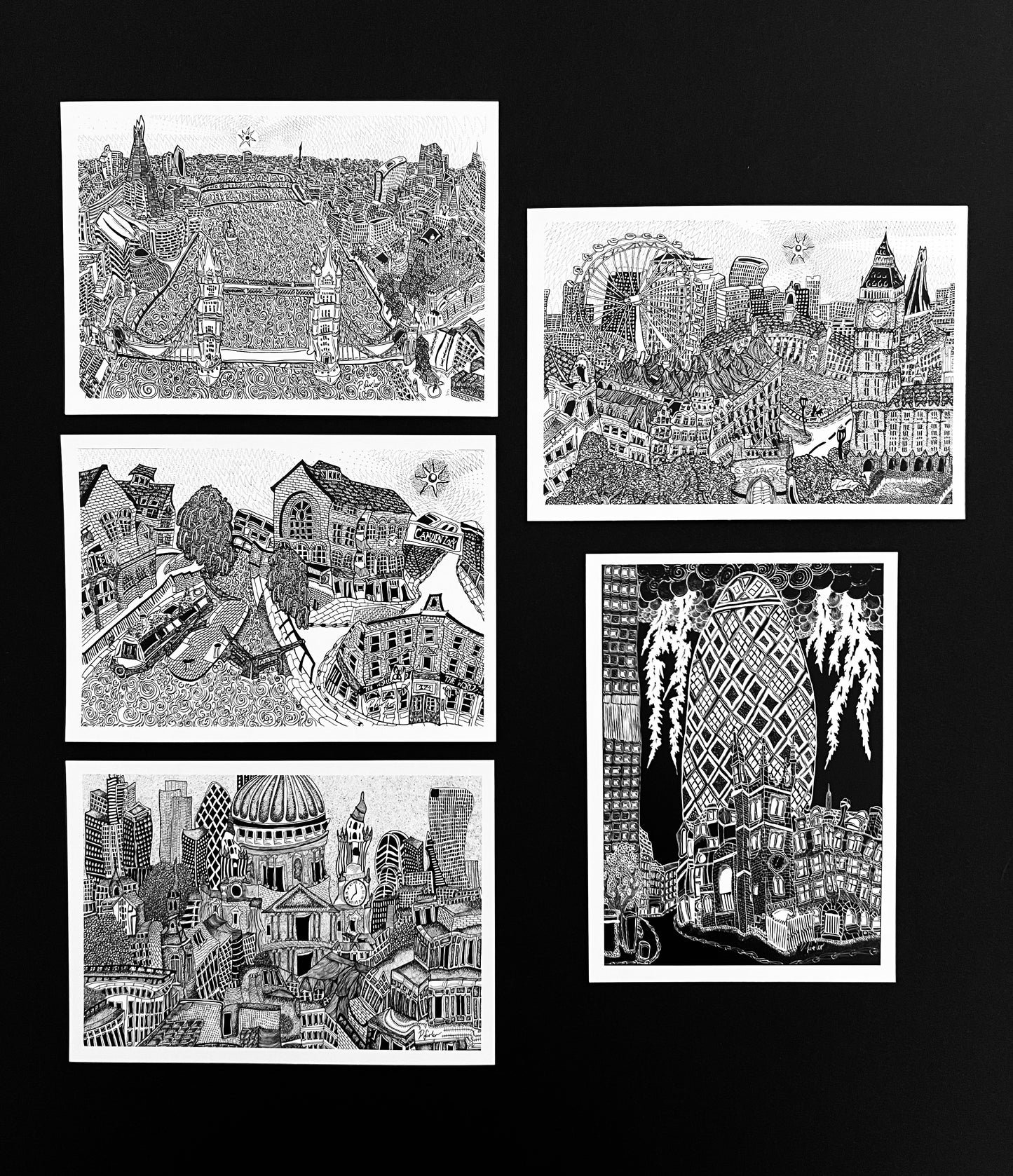 London postcards
