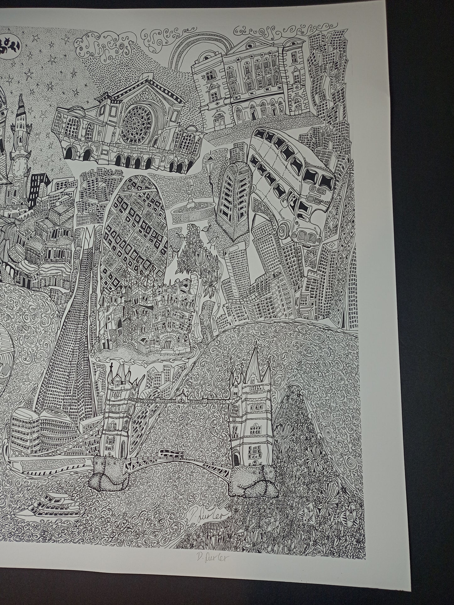 London Scene A2 limited edition /100