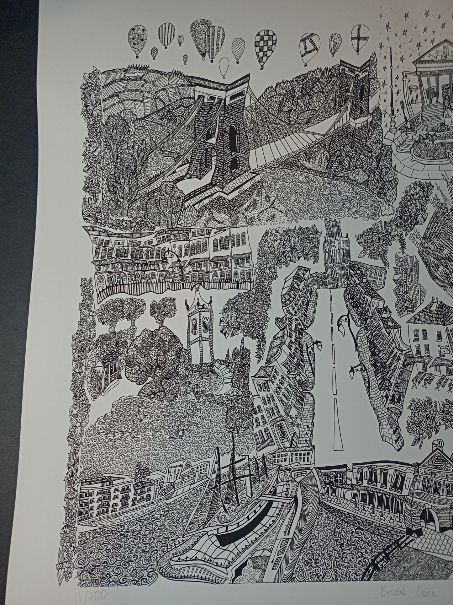 Bristol scene limited edition A1 /100