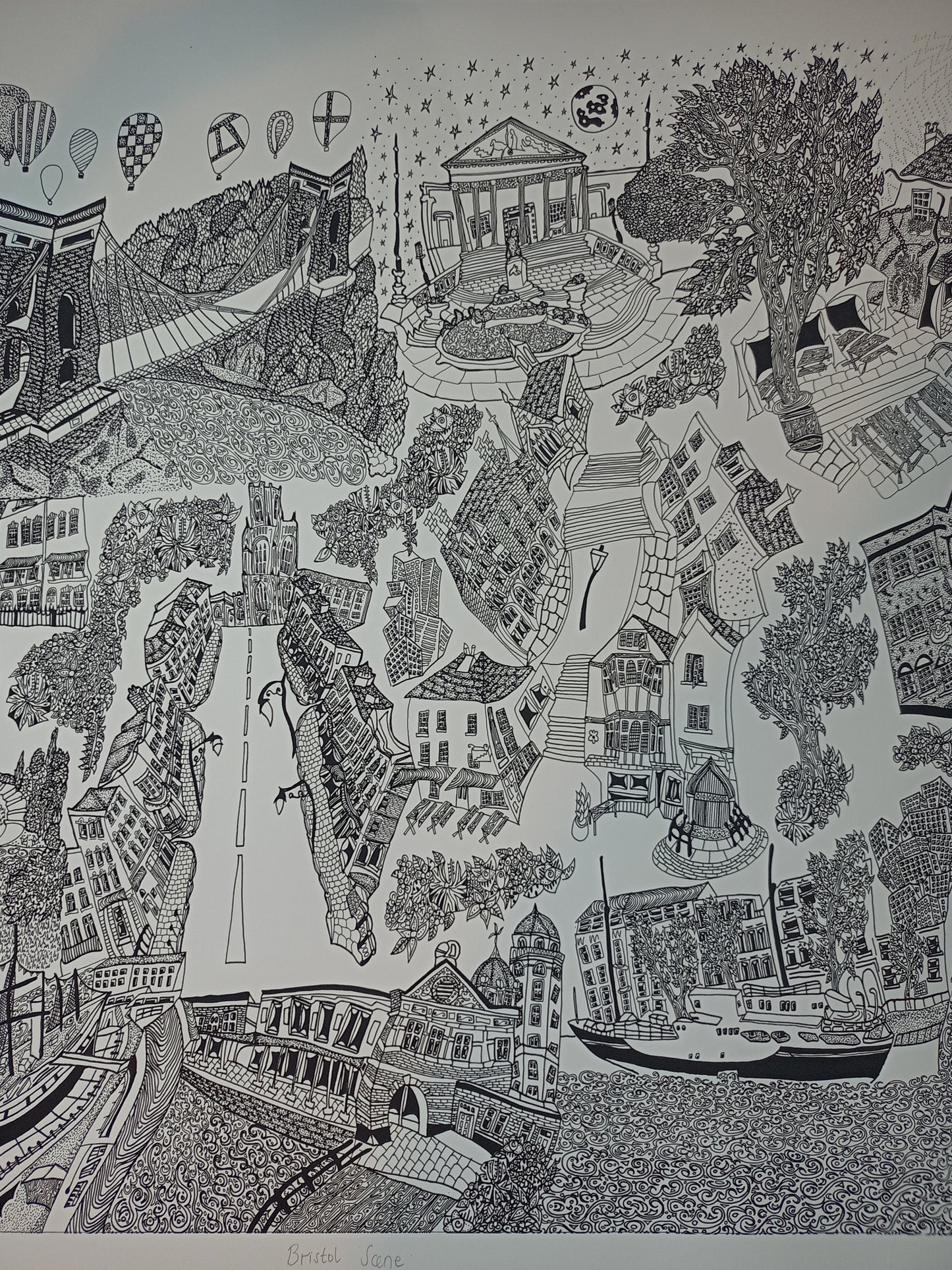 Bristol scene limited edition A1 /100