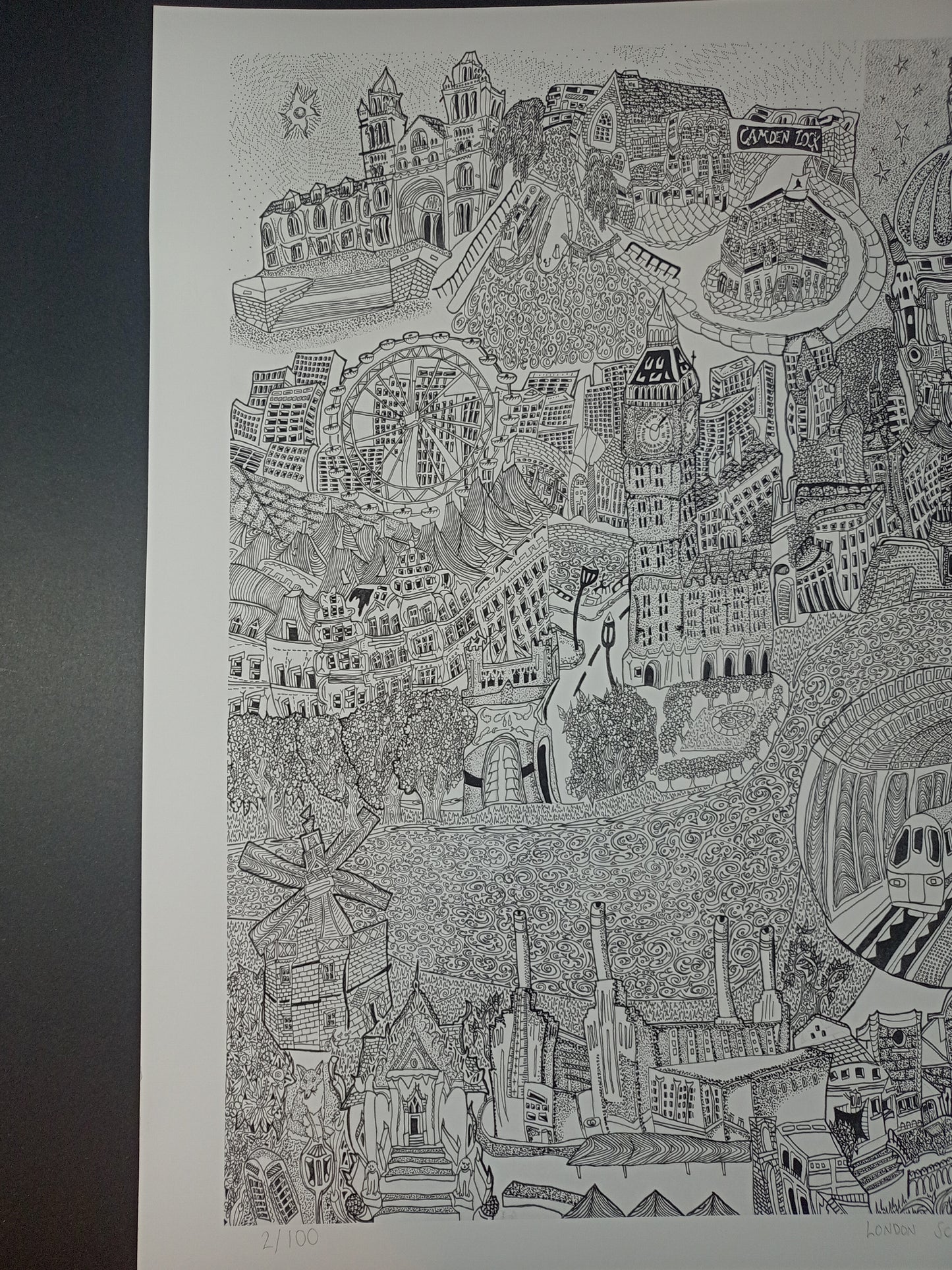London Scene A2 limited edition /100